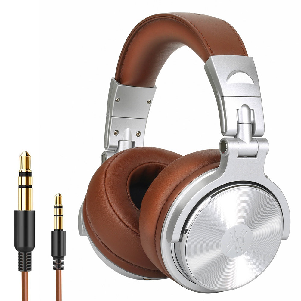 ONEODIO Pro-30 Wired Headset Recording Studio Headphone with Microphone Folding Earphones for Electronic Piano Drum Instruments ONEODIO Pro-30 Wired Headset Recording Studio Headphone with Microphone Folding Earphones for Electronic Piano Drum Instruments
